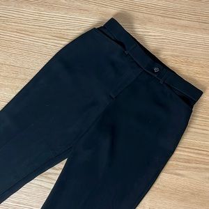 VINTAGE straight leg high waisted black pants
